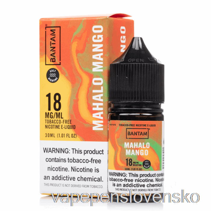 Mahalo Mango Salt - Bantam Vape - 30ml 18mg Vape Shop Bratislava